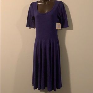 LuLaRoe Nicole dress purple